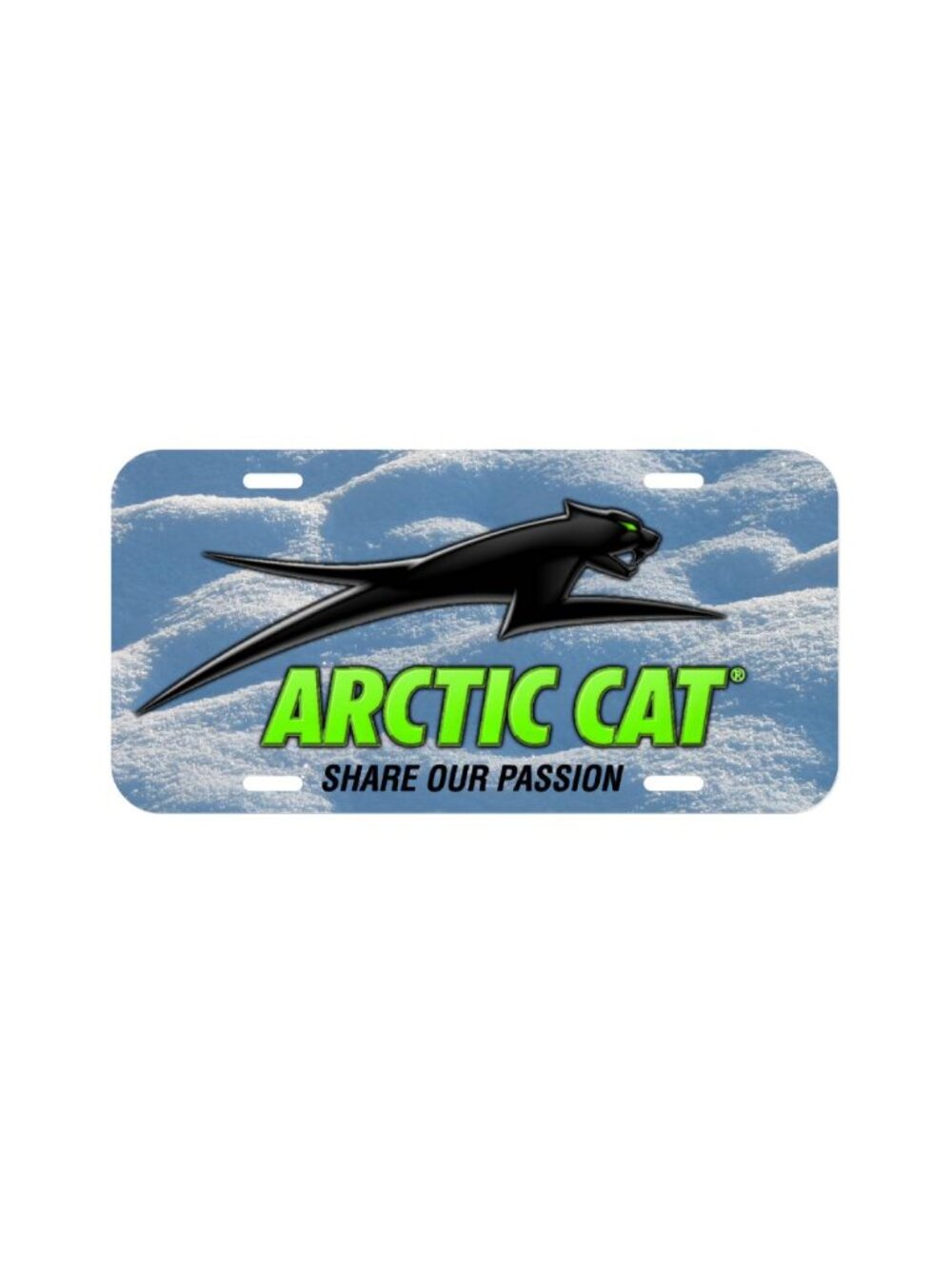 NEW Arctic Cat Aluminum License Plate CAR SUV Truck